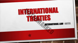 Read more about the article International treaties in International Law